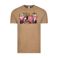 Vintage Coffee let's go girls coffee cups Vintage Tee - Zillion Design Studio