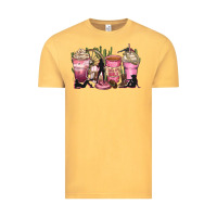 Vintage Mustard let's go girls coffee cups Vintage Tee - Zillion Design Studio