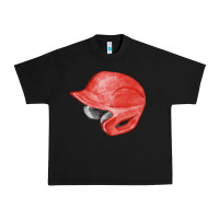 Black red baseball helmet fa element Urban Heavy Tee - FaDigitalArtStudio