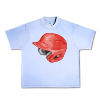 Grape Ice red baseball helmet fa element Urban Heavy Tee - FaDigitalArtStudio