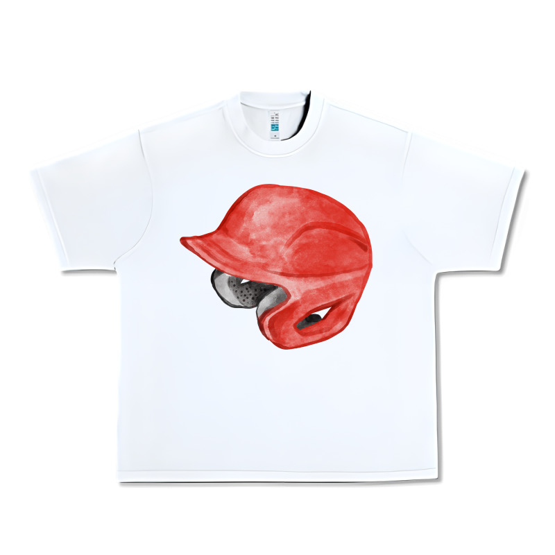 Red Baseball Helmet Fa Element Urban Heavy Tee by FaDigitalArtStudio | Teevron