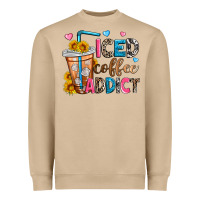 Mushroom iced coffee addict Heavyweight Sweatshirt - Zillion Design Studio
