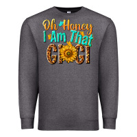 Charcoal Heather oh honey i am that gigi nca Premium Sweatshirt - NancyCooperArtShop