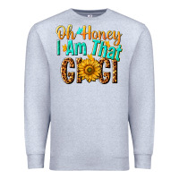 Heather Grey oh honey i am that gigi nca Premium Sweatshirt - NancyCooperArtShop