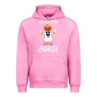 Fuchsia Pink I'm Just Here For The Boos Urban Hoodie - Bettercallsaul