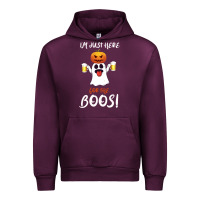 Mauve Wine I'm Just Here For The Boos Urban Hoodie - Bettercallsaul