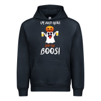 Navy I'm Just Here For The Boos Urban Hoodie - Bettercallsaul