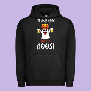 I'm Just Here For The Boos Urban Hoodie Designed By Bettercallsaul