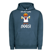 Pigment Midnight Navy I'm Just Here For The Boos Urban Hoodie - Bettercallsaul