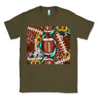 Army Green football leopard gemstone sunflower tumbler3 Classic Tee - JahusDesignShop