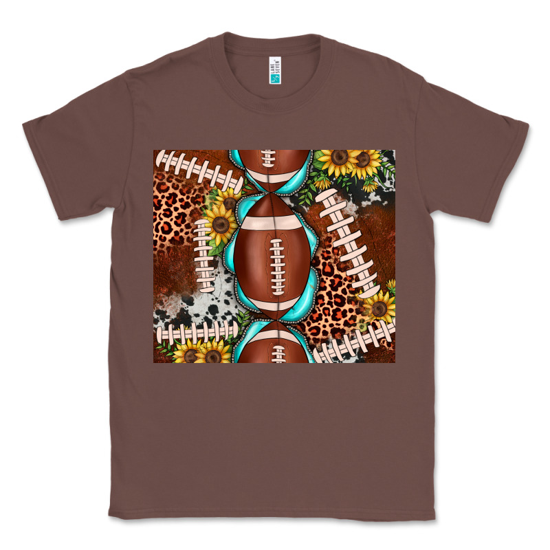 Football Leopard Gemstone Sunflower Tumbler3 Classic Tee by JahusDesignShop | Teevron