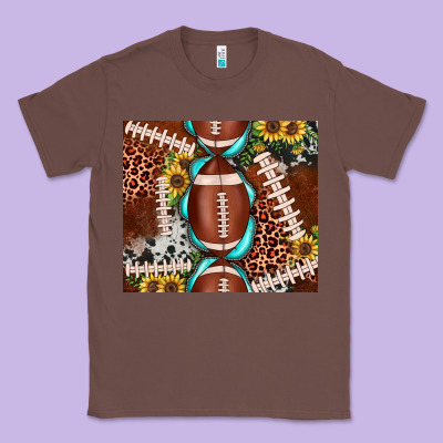 Football Leopard Gemstone Sunflower Tumbler3 Classic Tee Designed By Jahusdesignshop