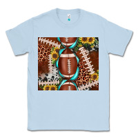Dusty Blue football leopard gemstone sunflower tumbler3 Classic Tee - JahusDesignShop