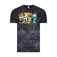 Cloud Black louisiana coffee cups Vintage Tee - Zillion Design Studio