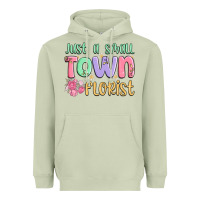 Matcha just a small town florist Heavyweight Hoodie - MaliasSmallBusiness