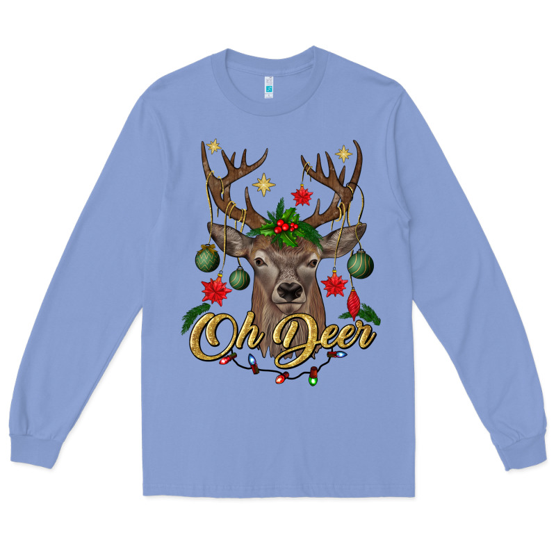 Oh Deer Christmas Long Sleeve Tee by BundleAndBundleShop | Teevron