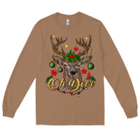 Toasted Coconut oh deer Christmas Long Sleeve Tee - BundleAndBundleShop