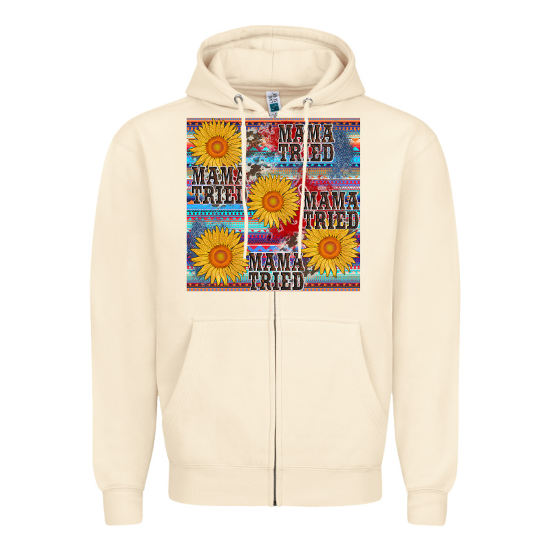 Mama Tried Seamless Zipper Hoodie by AdoDesignShop | Teevron