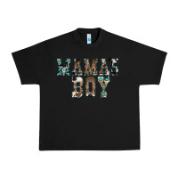 Black Western Mama's Boy Urban Heavy Tee - CowhideDigitalArt