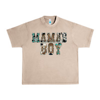 French Oak Western Mama's Boy Urban Heavy Tee - CowhideDigitalArt