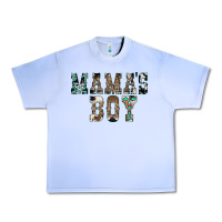 Grape Ice Western Mama's Boy Urban Heavy Tee - CowhideDigitalArt