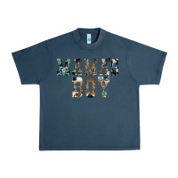 Midnight Navy Western Mama's Boy Urban Heavy Tee - CowhideDigitalArt