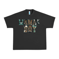 Pigment Black Western Mama's Boy Urban Heavy Tee - CowhideDigitalArt