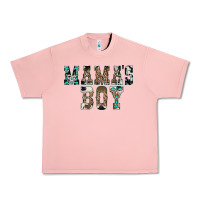 Salmon Western Mama's Boy Urban Heavy Tee - CowhideDigitalArt