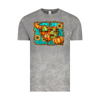 Cloud Rock fall pumpkins and sunflowers heart Vintage Tee - BarkalooDesign