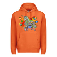 Carrot autism unicorn Premium Hoodie - LillyAllenDesigns