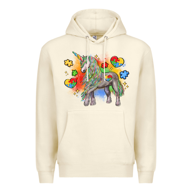 Autism Unicorn Premium Hoodie by LillyAllenDesigns | Teevron