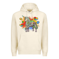 Tofu autism unicorn Premium Hoodie - LillyAllenDesigns