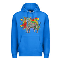 True Royal autism unicorn Premium Hoodie - LillyAllenDesigns