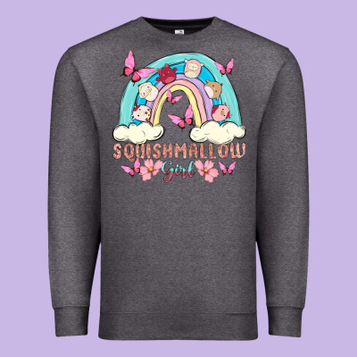 Squish Girl Premium Sweatshirt Designed By Maliassmallbusiness