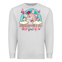 Dove Grey squish girl Premium Sweatshirt - MaliasSmallBusiness