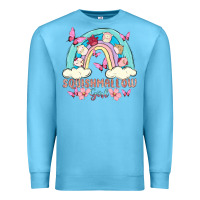 Ocean Blue squish girl Premium Sweatshirt - MaliasSmallBusiness