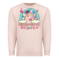 Pale Pink squish girl Premium Sweatshirt - MaliasSmallBusiness