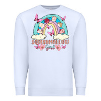 White squish girl Premium Sweatshirt - MaliasSmallBusiness