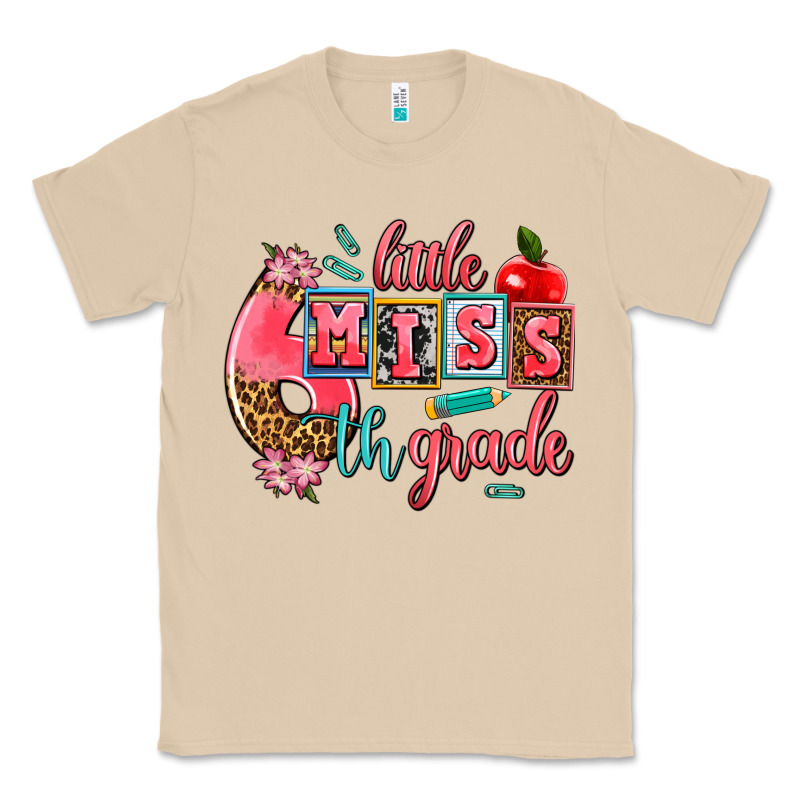 Little Miss 6 Th Grade Classic Tee by AdoDesignShop | Teevron