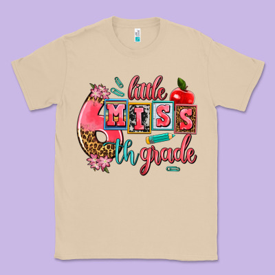 Little Miss 6 Th Grade Classic Tee Designed By Adodesignshop