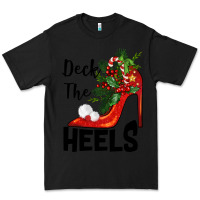 Black deck the heels Christmas Premium Tee - BarkalooDesign