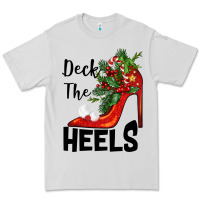 Dove Grey deck the heels Christmas Premium Tee - BarkalooDesign