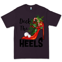 Plum deck the heels Christmas Premium Tee - BarkalooDesign