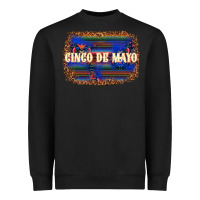 Black Cinco de Mayo Heavyweight Sweatshirt - texasbilliewilder