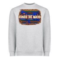 Heather Grey Cinco de Mayo Heavyweight Sweatshirt - texasbilliewilder