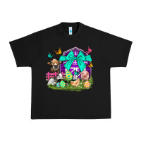 Black Easter Farm Animal Easter Day Urban Heavy Tee - Neo Western