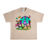 French Oak Easter Farm Animal Easter Day Urban Heavy Tee - Neo Western