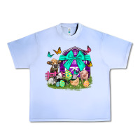 Grape Ice Easter Farm Animal Easter Day Urban Heavy Tee - Neo Western