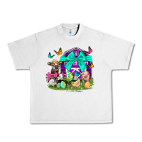 Lunar Rock Easter Farm Animal Easter Day Urban Heavy Tee - Neo Western