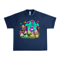 Navy Easter Farm Animal Easter Day Urban Heavy Tee - Neo Western